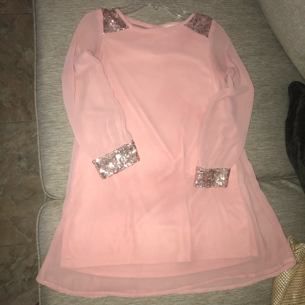 Formal long sleeve girls dress